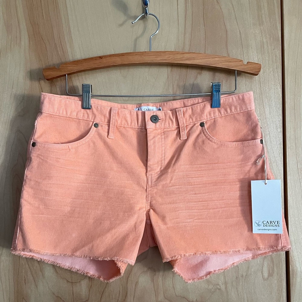 Carve Designs Oahu Corduroy Short Guava